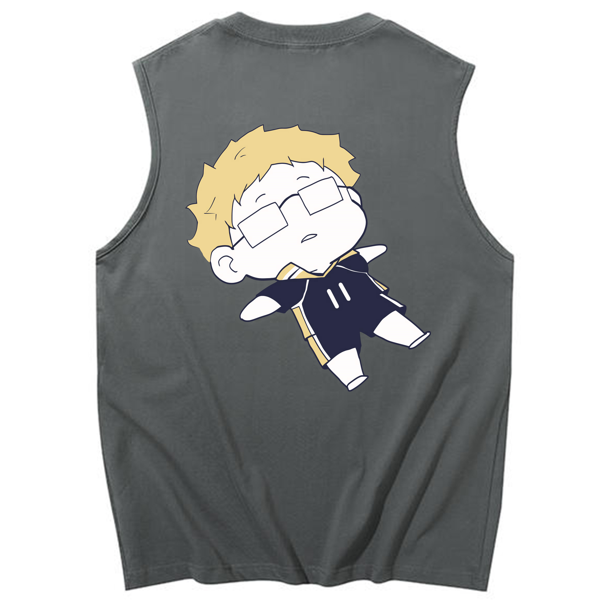 （画像用） ハイキュー!! Haikyu!! コットン100％タンクトップ（背面プリント）